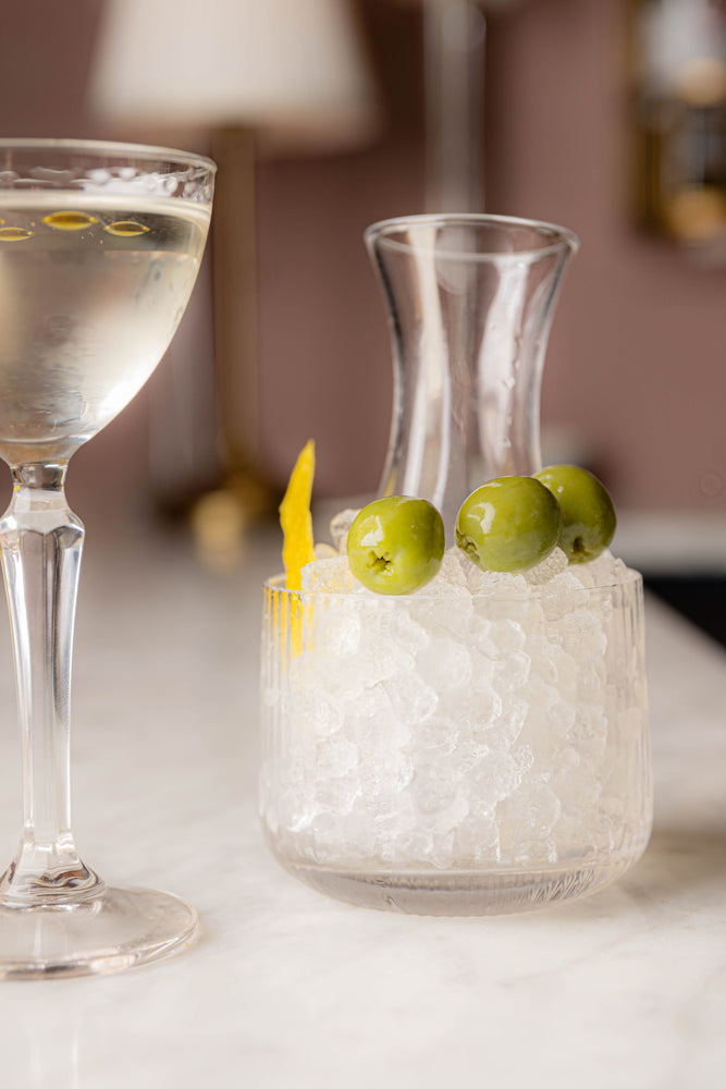 Vintage CRYSTAL Martini Glasses, Set of 6, Small Martini Cocktail